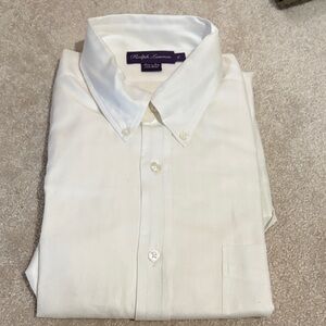 Ralph Lauren Purple Label White Dress Shirt